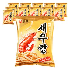 농심 쌀새우깡, 80g, 12개