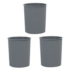 OLIVING 垃圾桶 9L L號, 灰色, 3入