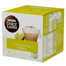 NESCAFE 雀巢咖啡 Dolce Gusto 多趣酷思 卡布奇諾咖啡膠囊, 186.4g, 1盒, 1盒