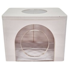GEX 愛鼠小白屋 小動物用 尺寸8.5*10*8.5cm, 白色, 1個