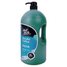 蒙瑪特 壓克力畫室顏料 青綠色, 2L, 1色