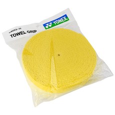 YONEX 毛巾握把布 羽球拍握把膠帶 AC-402EX-30, 1個, 黃色