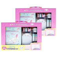 PINK MANGO 三麗鷗 可愛我的手帳 手帳裝飾BAG套組, 2個, 大耳狗喜拿