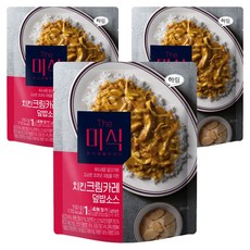 더미식 치킨크림카레 덮밥소스, 3개, 150g