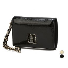 DAKS 男女適用DD CHAIN DD標誌小牛皮可拆卸短夾 DCWA5E2