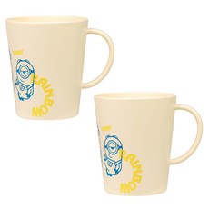 LILFANT 小小兵圖案單耳水杯, 2入, 混色