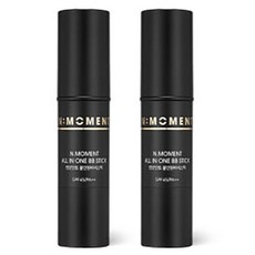 Nmoment 混合型男士BB霜棒, 黃米色 + 深米色, 2個