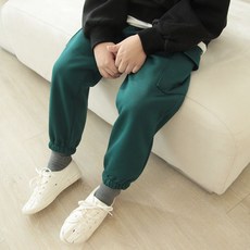 兒童刷毛市集束口褲