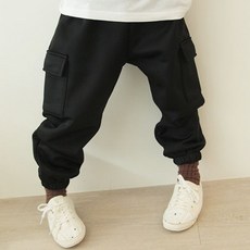 兒童刷毛市集束口褲