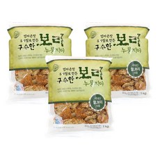 香酥大麥鍋巴, 1kg, 3包