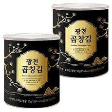 광천 곱창김 캔김, 30g, 2개