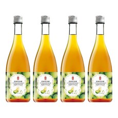 e.Ben 一本 濃縮蘋果醋 玻璃瓶精裝盒 500ml, 4瓶