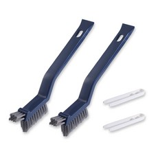 Modern More 縫隙刷 浴室 窗戶 多用途 廁所 清潔刷, 2個, 海軍藍