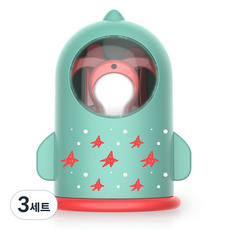 Baumarket 嬰兒指甲剪 4 件套, 綠色火箭, 3組