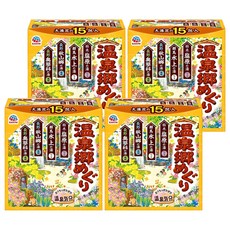 바스로망 온천기행 온천 입욕제 4계절향, 30g, 60개