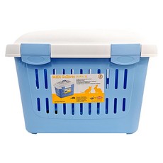 stefanplast 樂透 輕巧運輸籠 附背帶 承重5kg內, 藍色, 1個