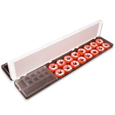 Naya Style淡水釣浮漂盒 橘色 QN-194-4, 1個