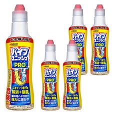 SC Johnson 莊臣 PRO超濃縮強力消臭排水管道疏通凝膠清潔劑, 400g, 5瓶