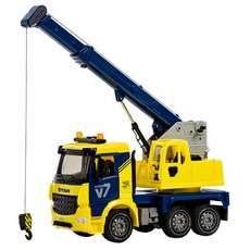 YOO&won TITAN V7 起重機卡車可動玩具, 混合顏色