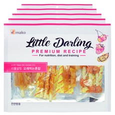 마코펫 강아지 리틀달링 건조간식, 오래먹는 혼합, 300g, 5개