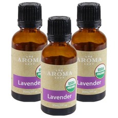 더아로마샵 USDA 라벤더 에센셜오일, 라벤더 30ml, 30ml, 3개