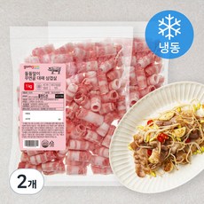 곰곰 돌돌말이 무연골 대패 삼겹살 (냉동), 1kg, 2개입