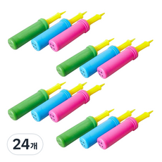 에이비엠코리아 풍선 펌프, 랜덤색상, 24개