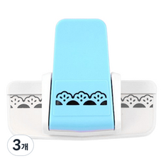 DAISOY 蕾絲邊框裝飾造型打孔機, 3個, TYPE 02 花瓣蕾絲