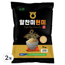 농협 알찬현미, 3kg, 2개
