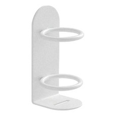 碳鋼合金電動牙刷架, 免釘, 尺寸: 9.5x4.5x3.8cm, 白色, 1個