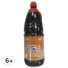이츠웰 실속 우동소스, 1.8L, 6개