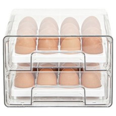 Goodi Foody Premium 32 件 2 層雞蛋托盤雞蛋收納盒, 透明