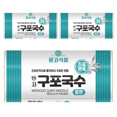 몽고간장 구포국수 진공 중면, 1.4kg, 3개