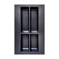 AGOFORM 刀叉盤 適用於寬度300-350mm抽屜 270 x 483mm, 深灰, 1個