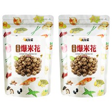 元氣家 巧克力爆米花 非基改玉米粒 經典童年零食 濃郁香脆口感, 80g, 2包