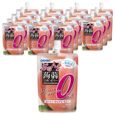 오리히로 푸룬또 곤약젤리 제로 복숭아맛, 16개, 130g