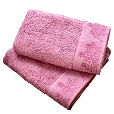 SHING LONG TEXTILE 台灣興隆毛巾 莫蘭迪美棉毛巾 125g 棉紗, 粉色, 2條