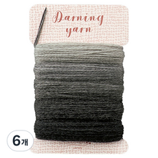 Clover 可樂牌 四葉草棉質縫紉線 天然色, 6個, 灰色 57-206