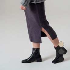 오슬 여성용 스탠다드핏 니트 스커트