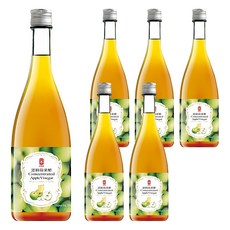 e.Ben 濃縮蘋果醋 玻璃瓶精裝盒 500ml, 6瓶