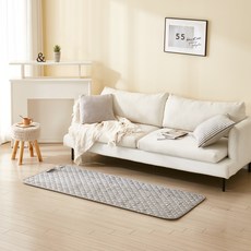 더안 EMF 탄소매트 전기요 DHP-1200, 라인 그레이, 70 x 180 cm