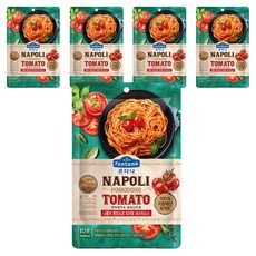 폰타나 나폴리 뽀모도로 토마토 파스타소스 파우치, 150g, 5개