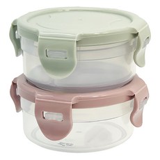 LocknLock 樂扣樂扣 PP微波保鮮盒 140ml 2入組, 2個容器及相配的蓋子, 1組