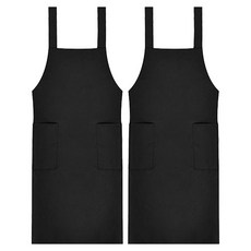 Saenghwalgongsik H型防水圍裙, 2個, 黑色