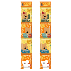 SUNFRIEND 圈圈餅4連包 經典鹽味 DINOTAENG款, 16g, 2組, 64g