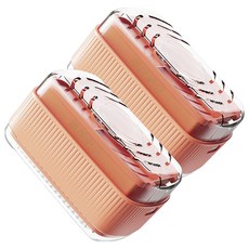 BLACK MADE 肥皂滾輪多功能洗衣刷盒, 橘色, 2個