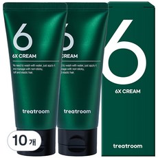 트리트룸 식스엑스크림 노워시 헤어 팩 트리트먼트, 10개, 100ml