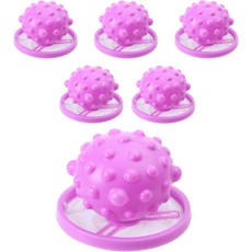 洗衣球過濾網 紫色, 6個