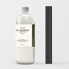 넥스트라이프 대용량 디퓨저 리필 + 섬유스틱 5p 세트, 유칼립투스, 500ml, 1개