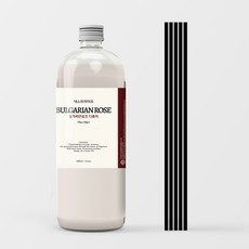 넥스트라이프 대용량 디퓨저 리필 + 섬유스틱 5p 세트, 불가리아로즈, 500ml, 1개